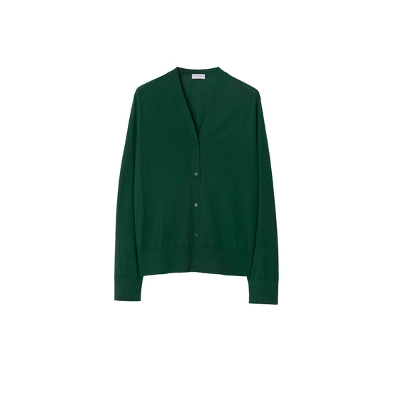 울 카디건 아이비