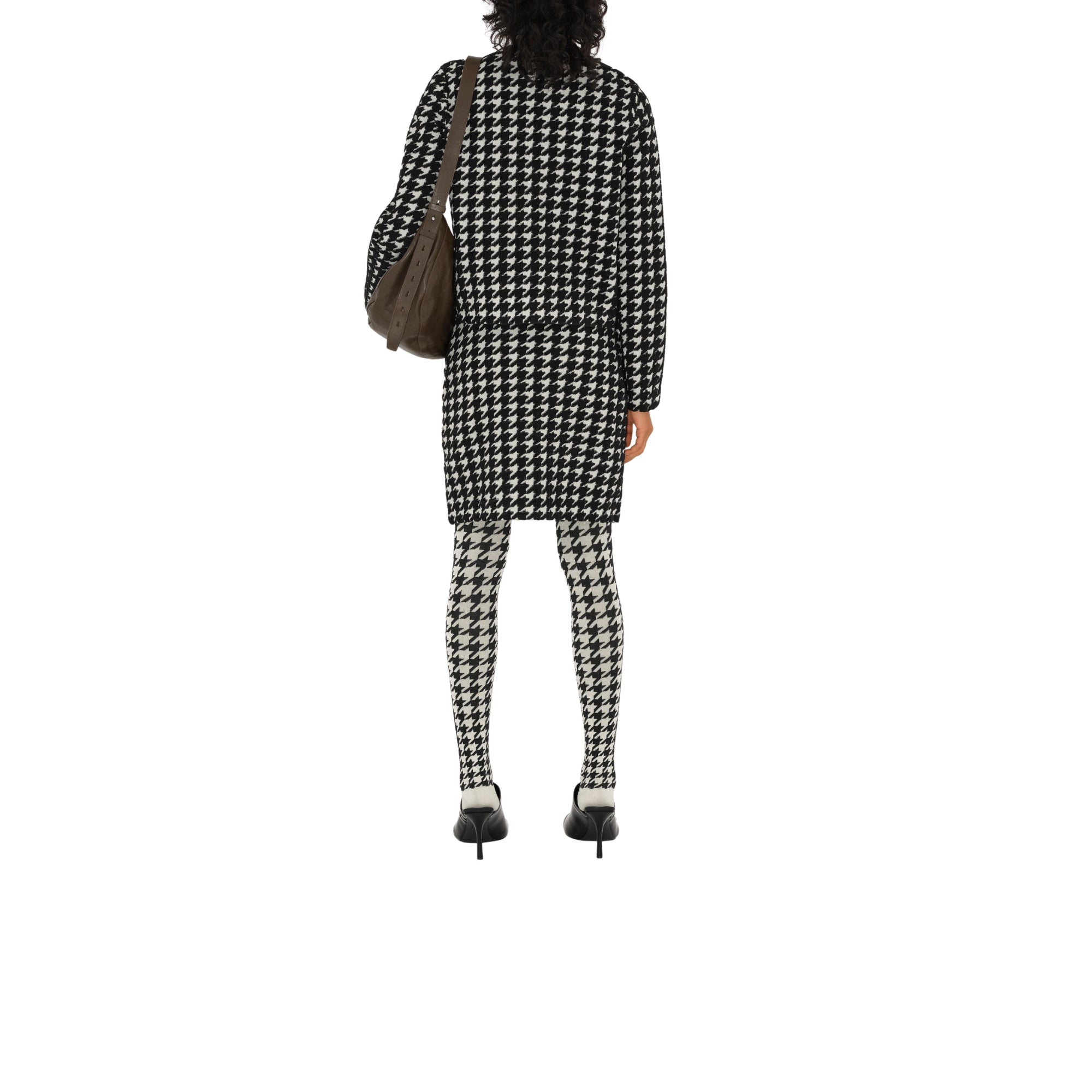 하운즈투스 나일론 블렌드 미니 스커트 블랙