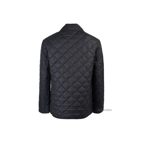 퀼팅 반 재킷 블랙