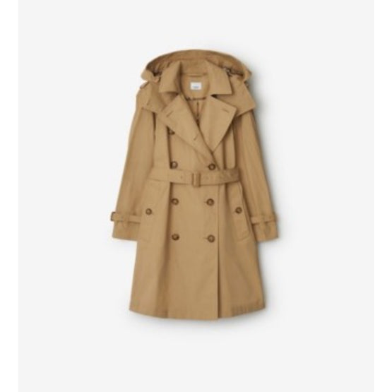 미드 렝스 코튼 트렌치코트 아카이브 베이지