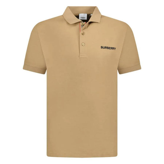 코튼 폴로셔츠 카멜