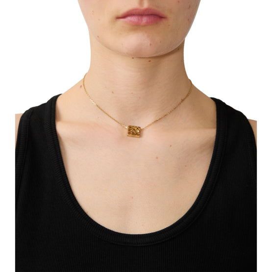 로즈 모노그램 네크리스 골드