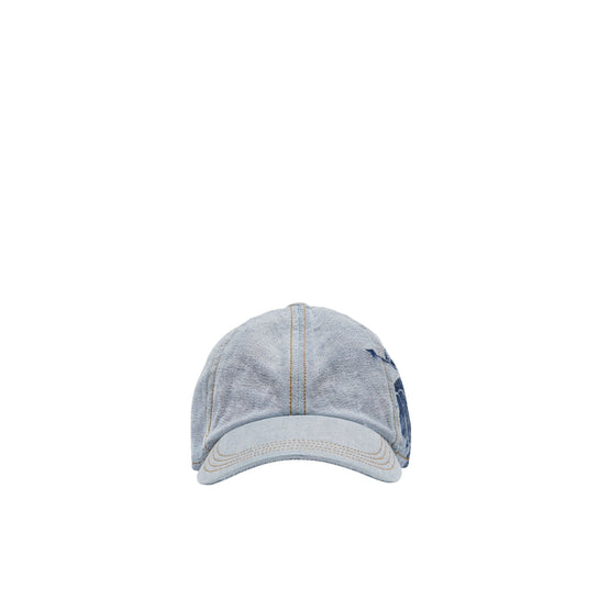 데님 야구 모자 인디고