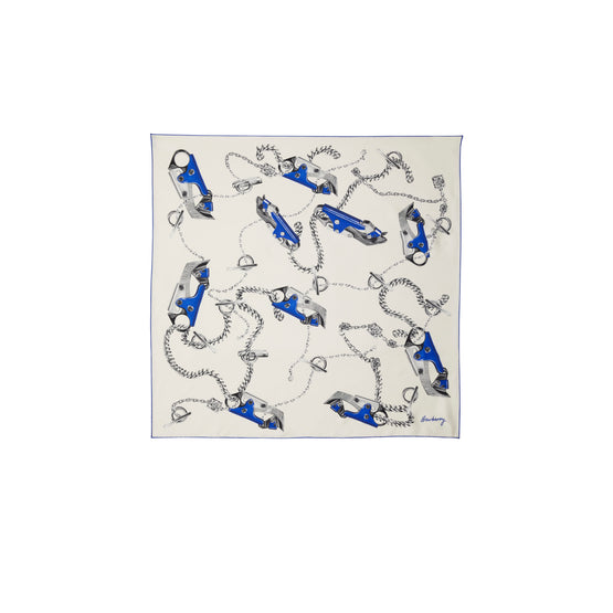 나이트 하드웨어 실크 스카프 나이트