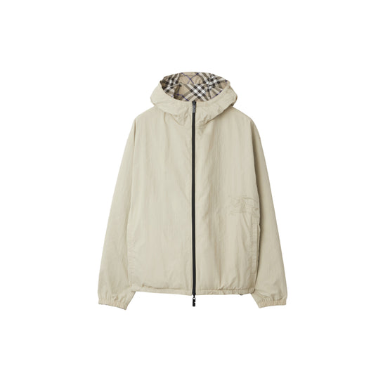 리버시블 체크 재킷 라이큰
