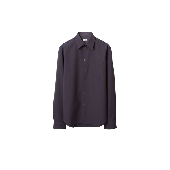 스트라이프 울 셔츠 배럴