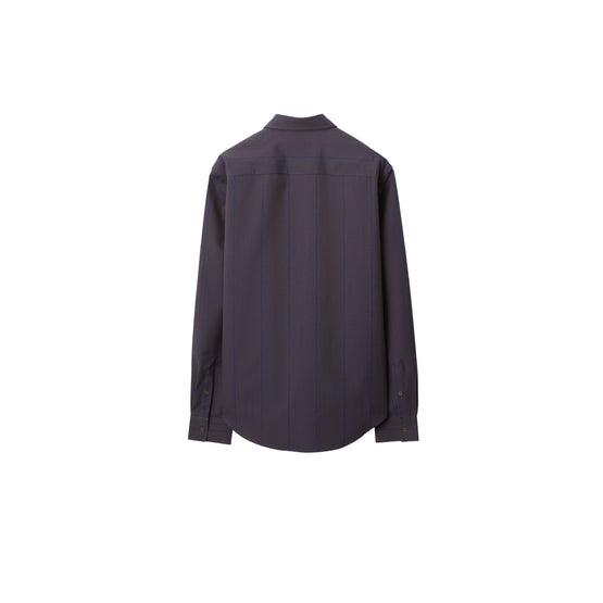 스트라이프 울 셔츠 배럴