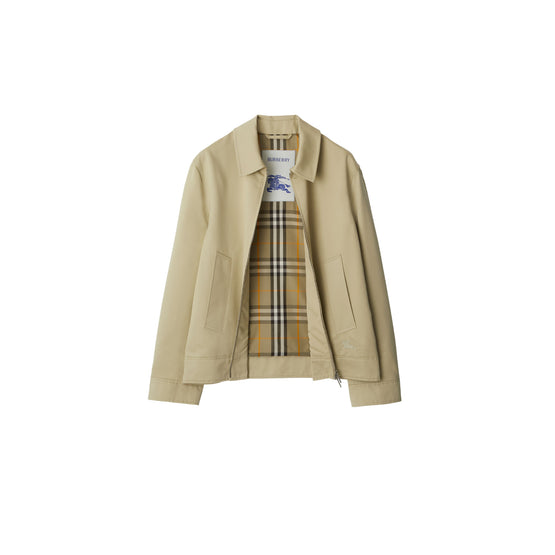 코튼 실크 해링턴 재킷 헌터