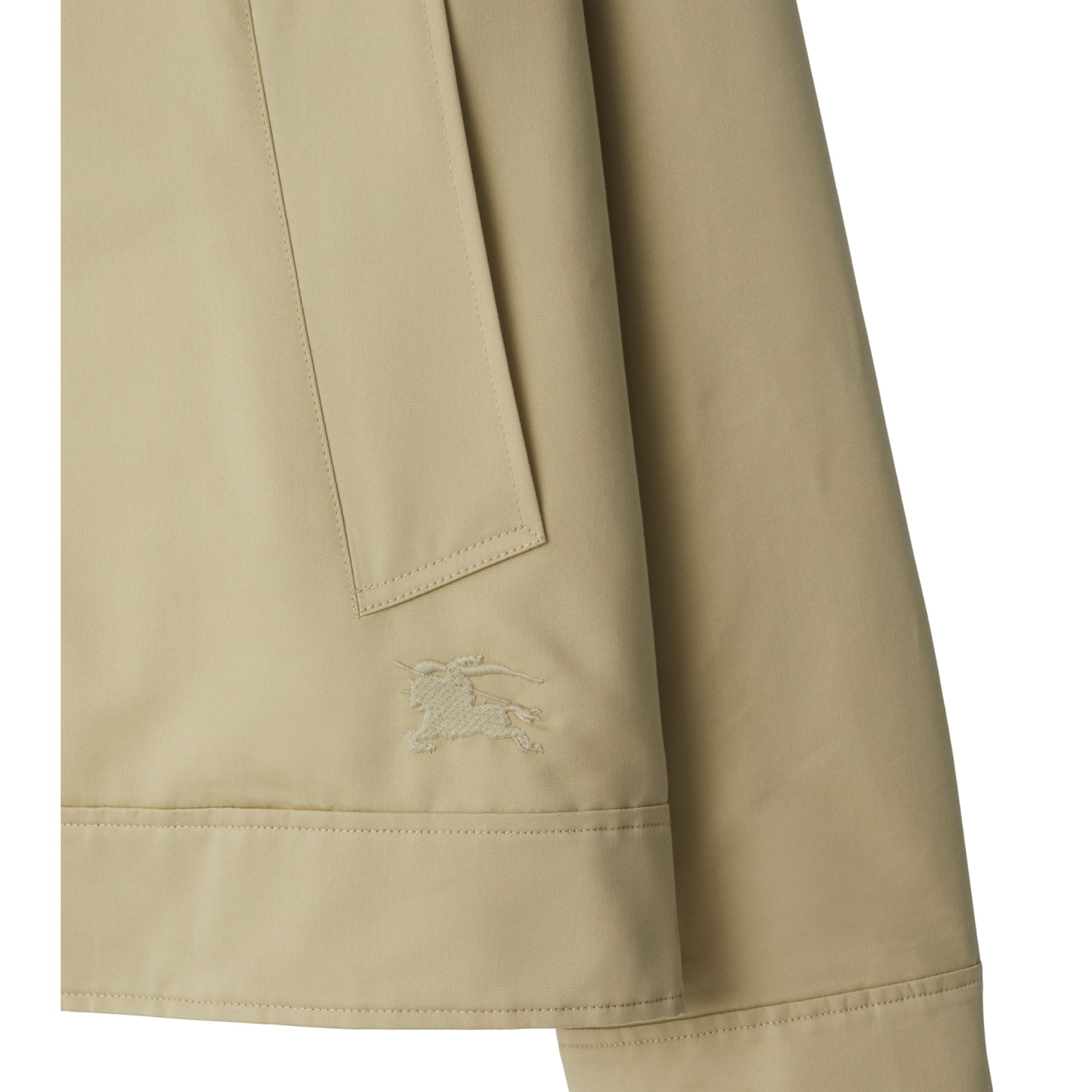 코튼 실크 해링턴 재킷 헌터