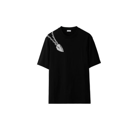 쉴드 하드웨어 코튼 티셔츠 블랙