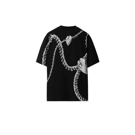 쉴드 하드웨어 코튼 티셔츠 블랙