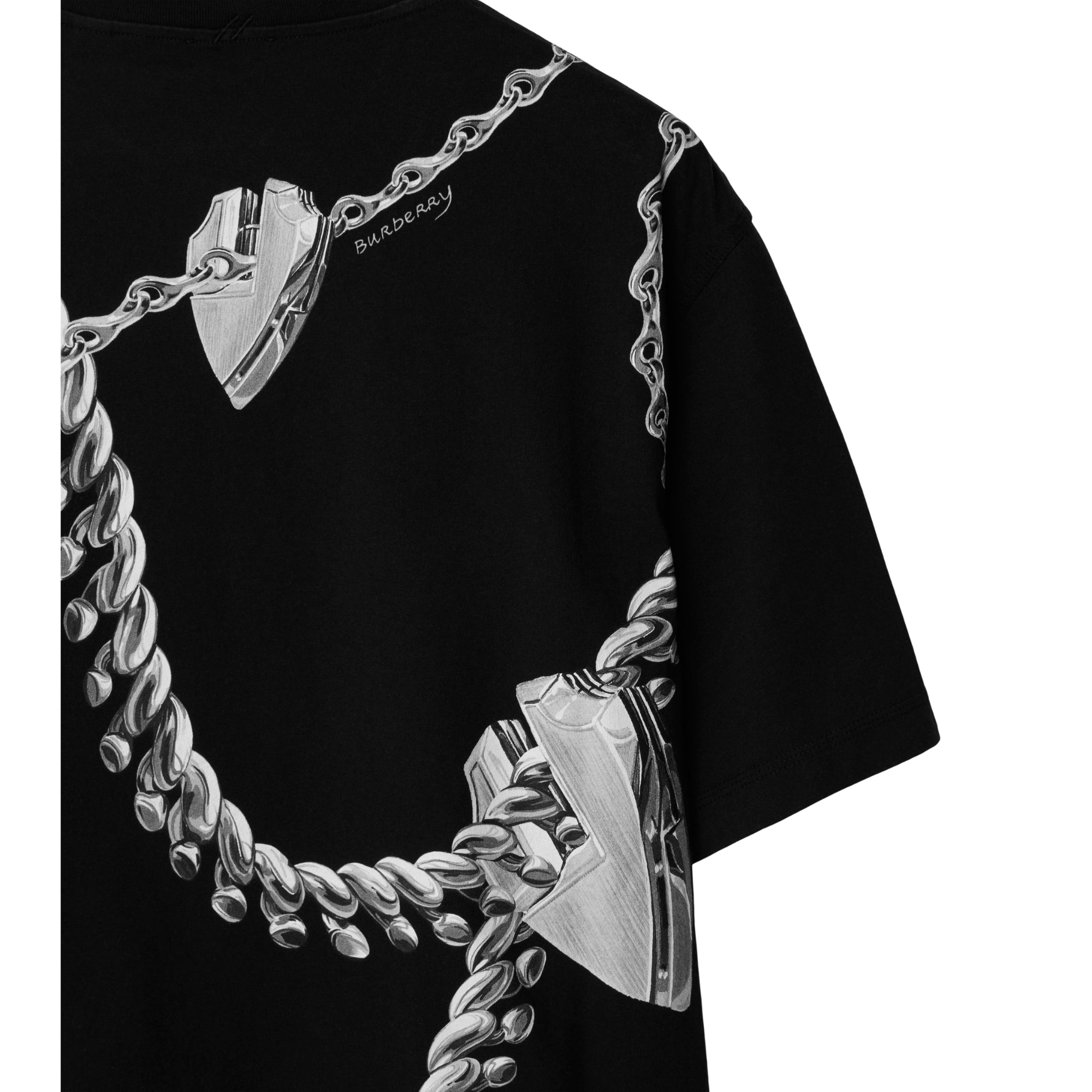 쉴드 하드웨어 코튼 티셔츠 블랙