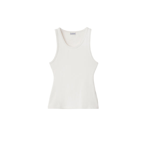 스트레치 코튼 탱크 탑 솔트