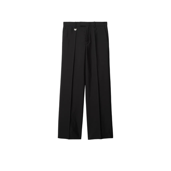 울 실크 테일러드 팬츠 블랙