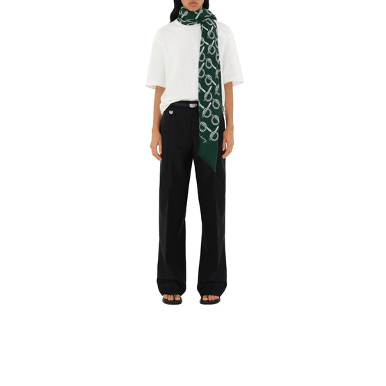 B 울 스카프 다크 포레스트 그린