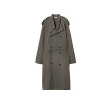 코튼 리넨 트렌치 드레스 아이언