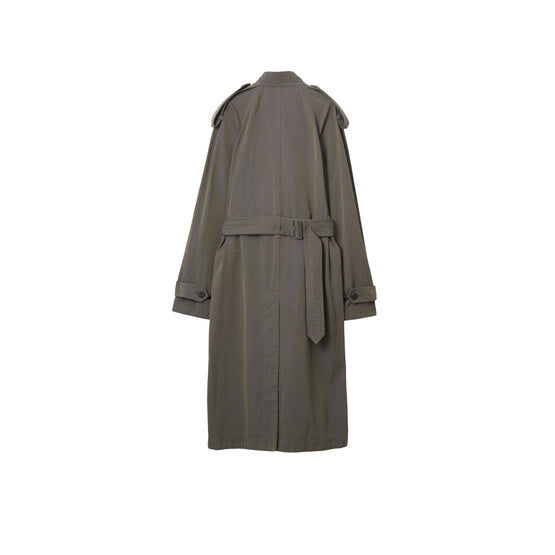 코튼 리넨 트렌치 드레스 아이언