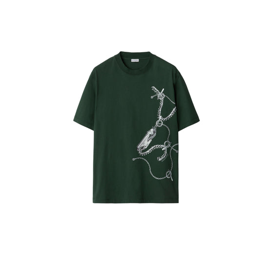 나이트 하드웨어 코튼 티셔츠 퍼