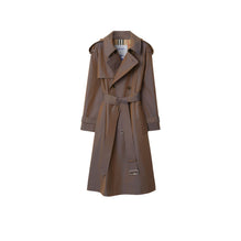 롱 개버딘 트렌치코트 더스크