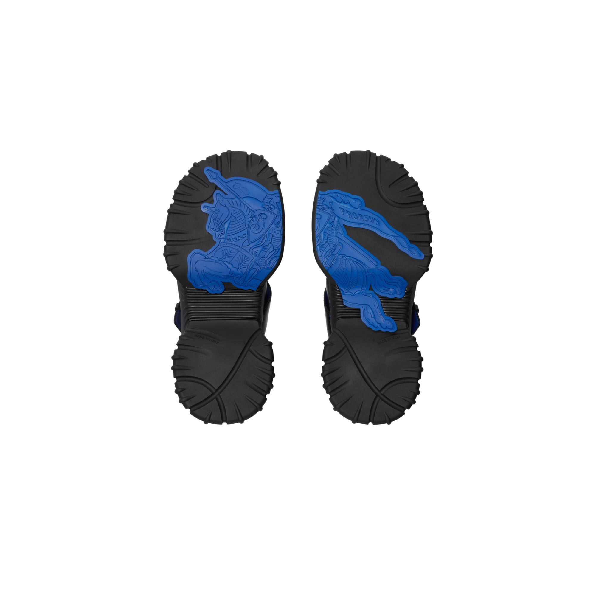 레더 페블 샌들 블랙