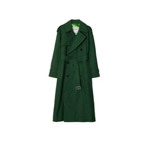 롱 하이그로브 캐슬포드 트렌치코트 아이비