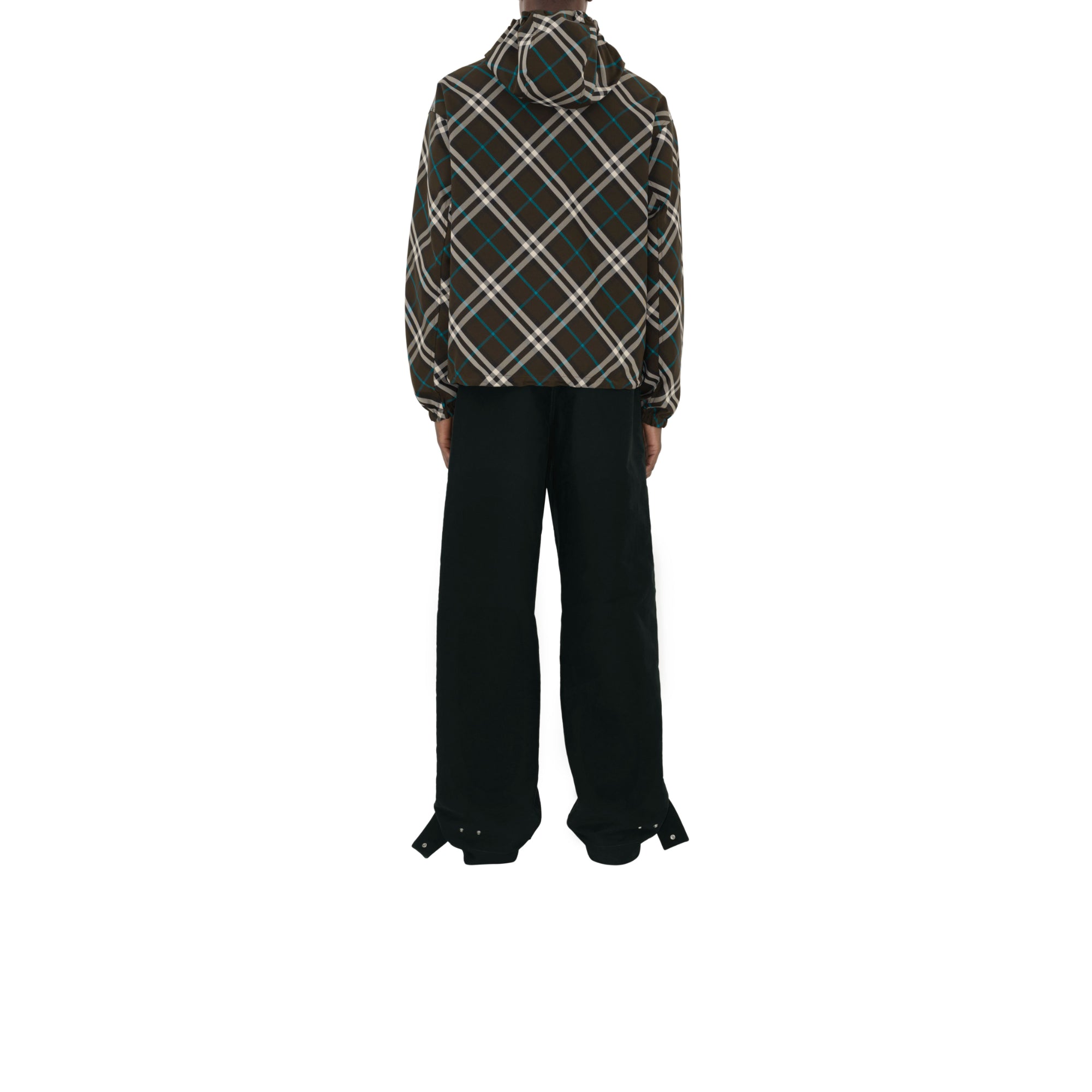 리버시블 체크 재킷 스너그