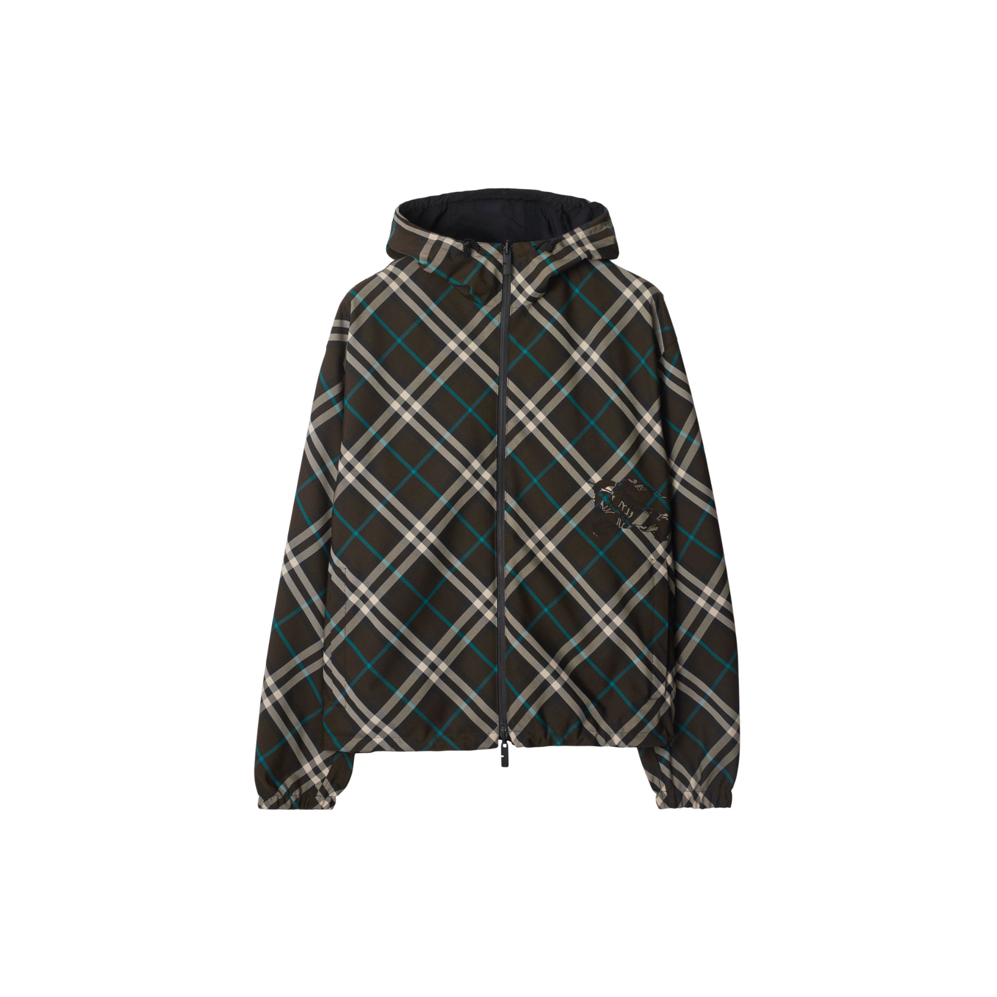 리버시블 체크 재킷 스너그