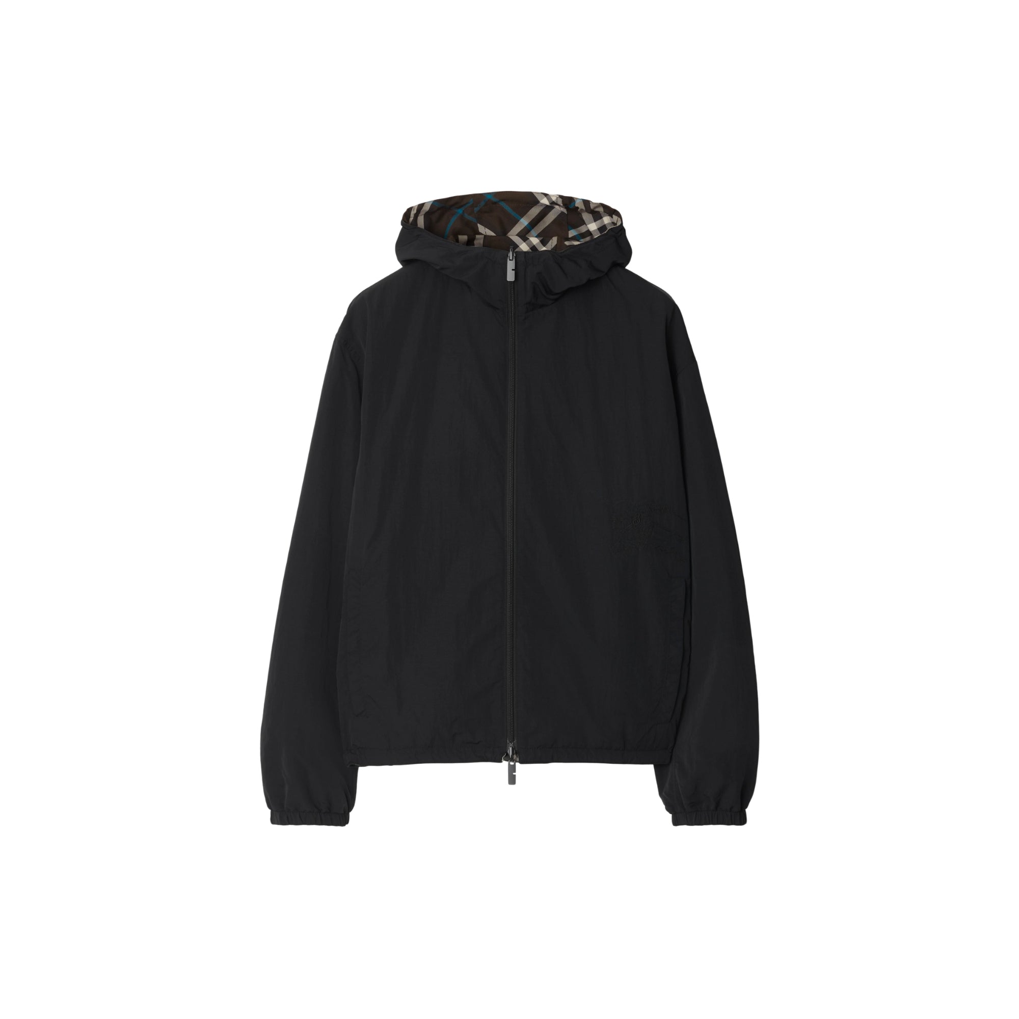 리버시블 체크 재킷 스너그