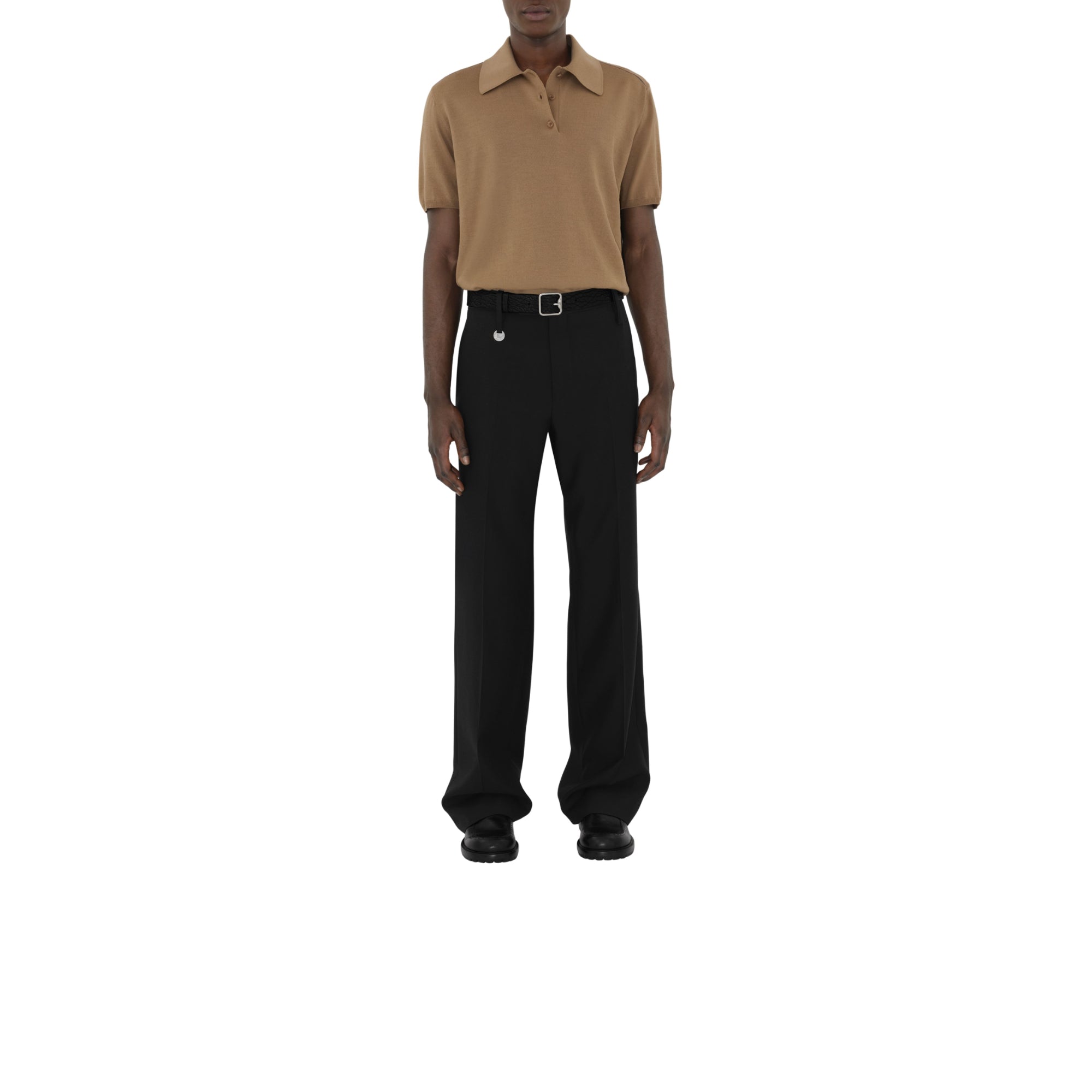 울 폴로셔츠 플랙스