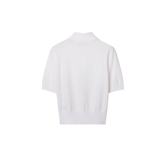 코튼 블렌드 폴로셔츠 초크