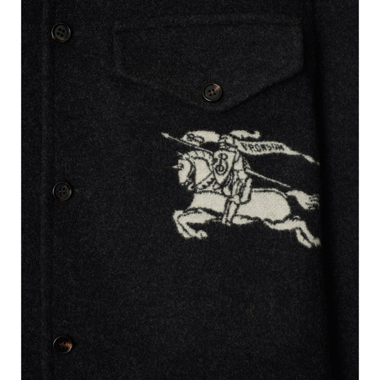 EKD 스트라이프 울 오버셔츠 브리스크