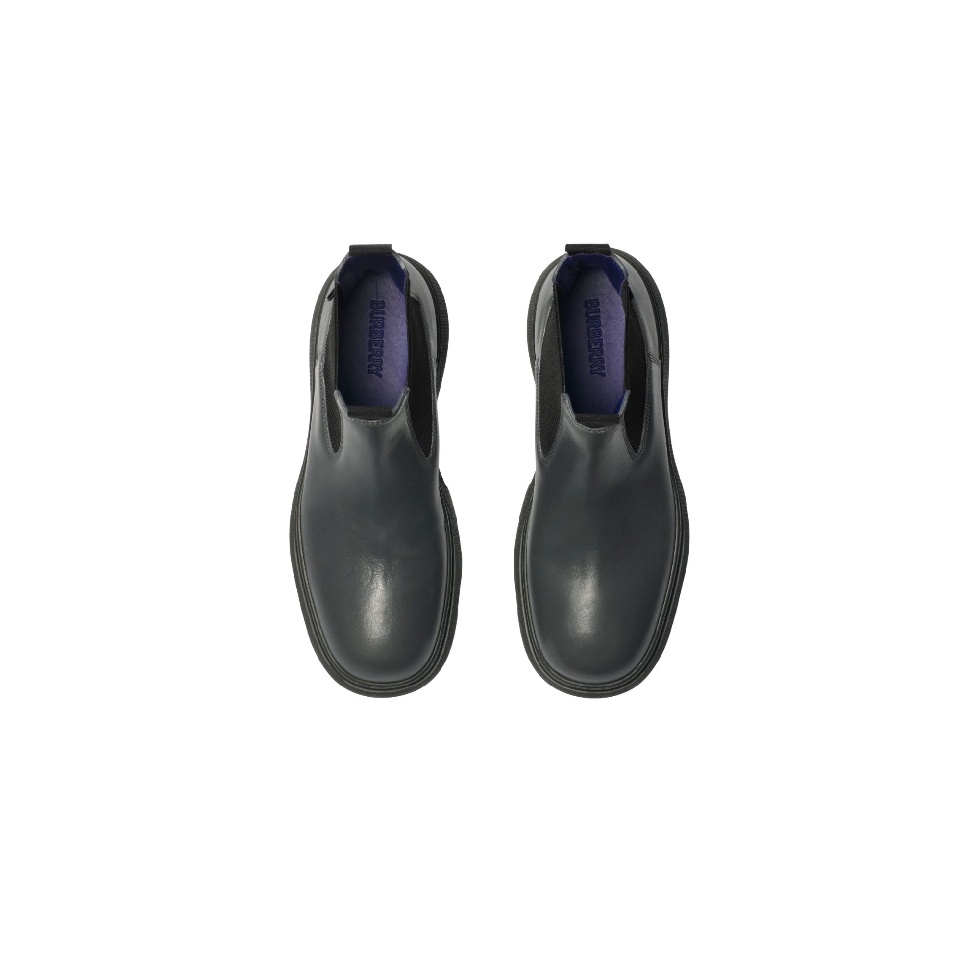 레더 크리퍼 로우 첼시 부츠 코블