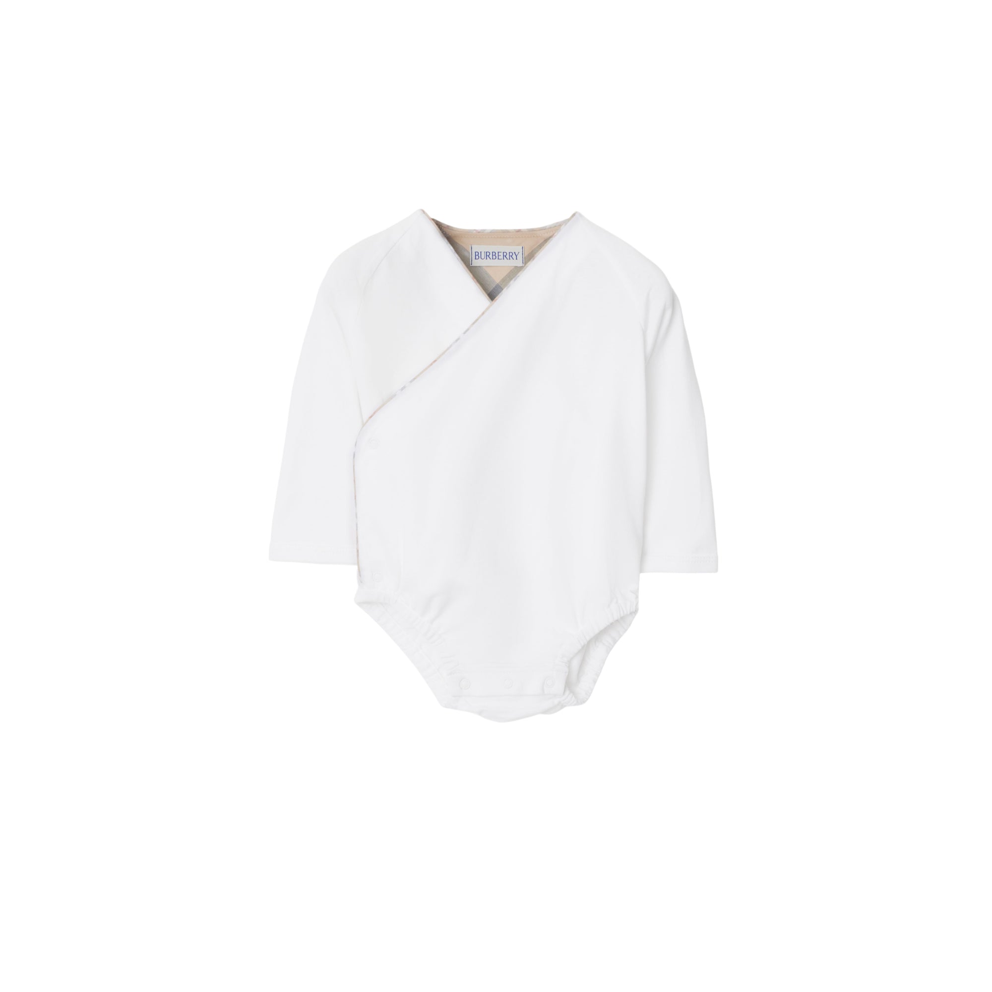 코튼 2피스 베이비 선물 세트 화이트