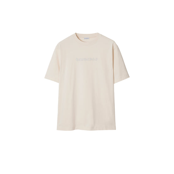 페이즐리 로고 코튼 티셔츠 툰드라