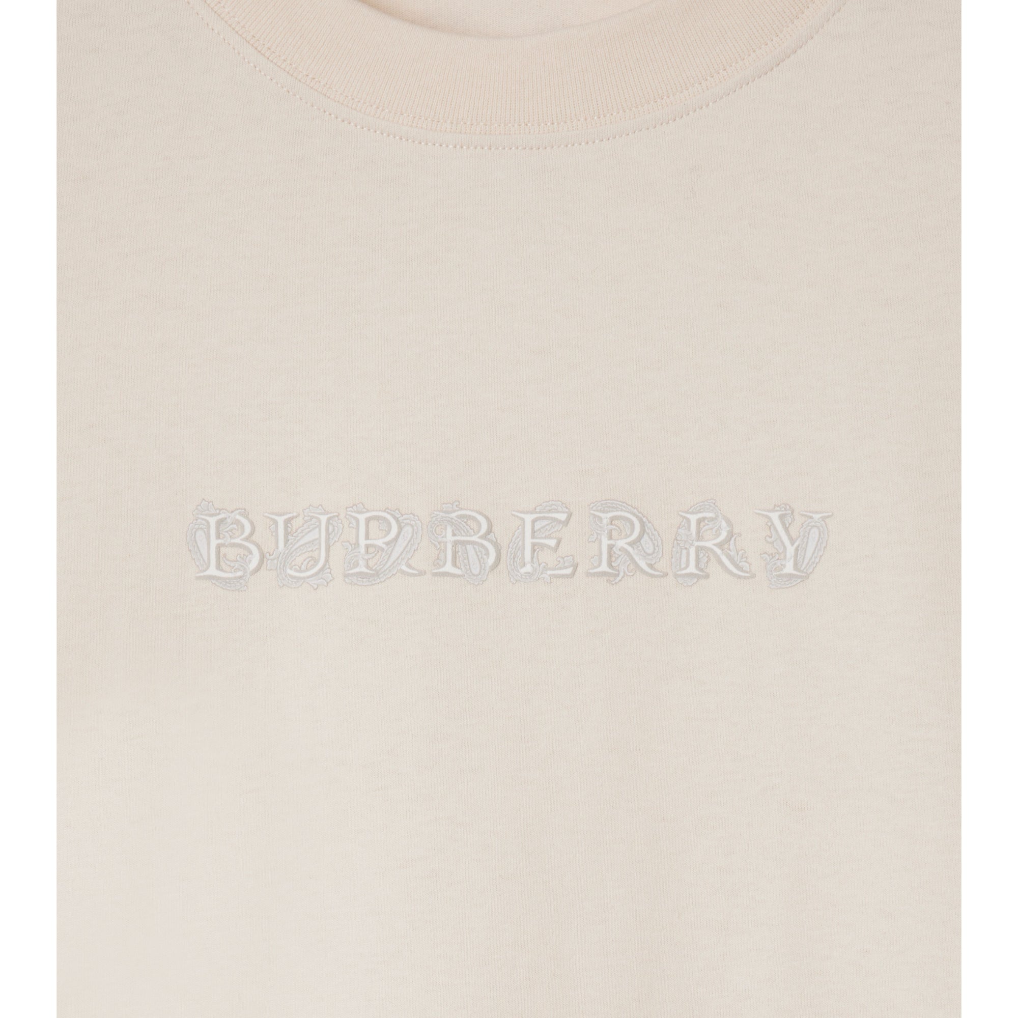 페이즐리 로고 코튼 티셔츠 툰드라