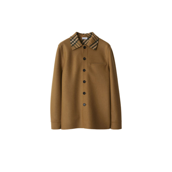 울 오버셔츠 쉬루