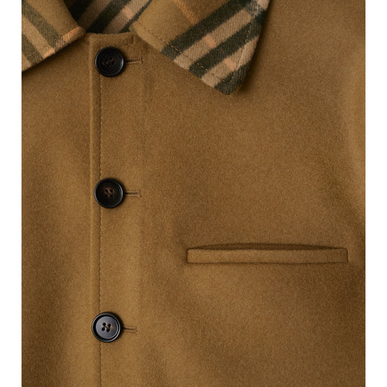 울 오버셔츠 쉬루