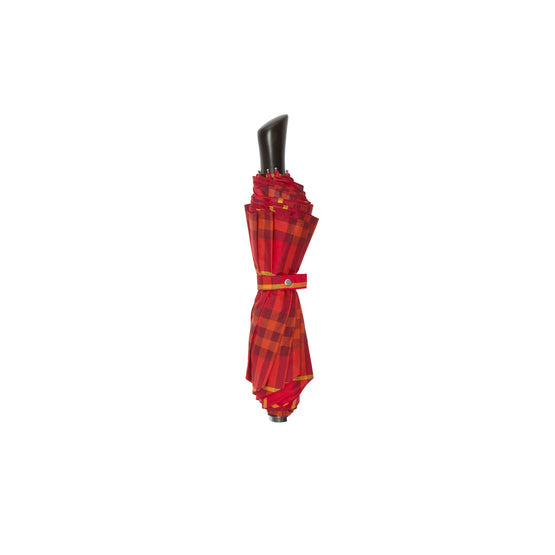 체크 접이식 우산 커런트