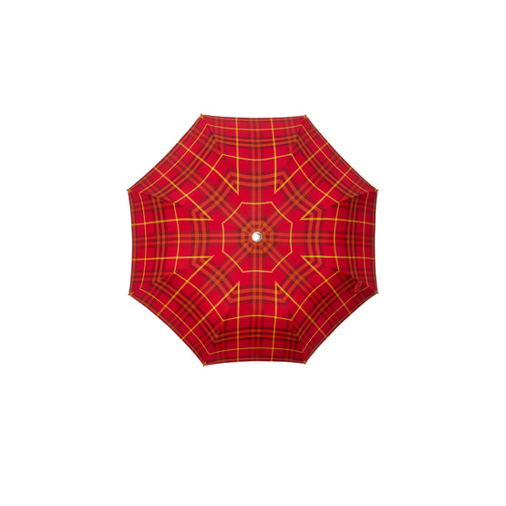 체크 접이식 우산 커런트