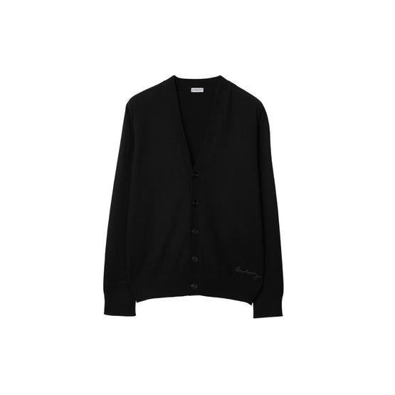 캐시미어 카디건 블랙