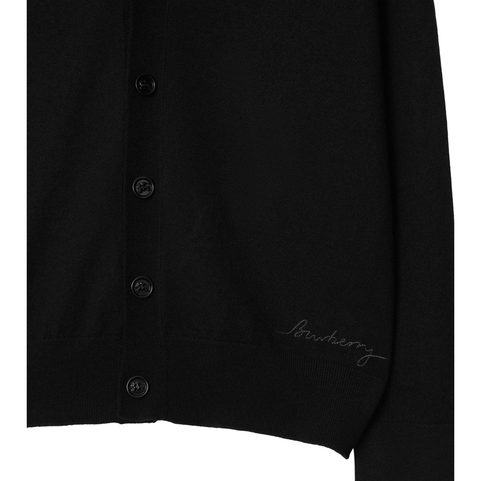 캐시미어 카디건 블랙