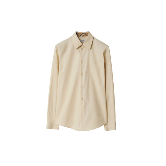 슬림핏 코튼 셔츠 너트맥