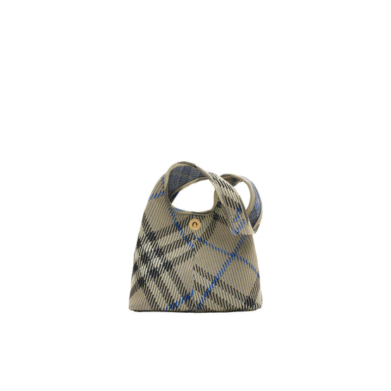 스몰 체크 니트 숄더 백 라이큰