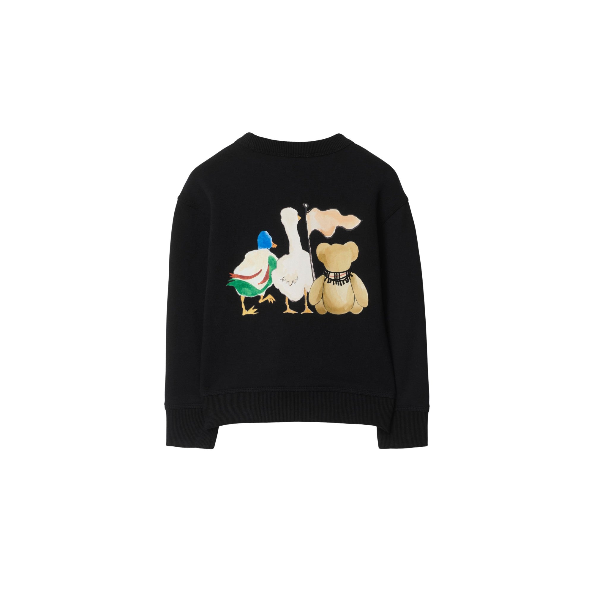 토마스 베어 앤 프렌즈 코튼 스웨트셔츠 블랙