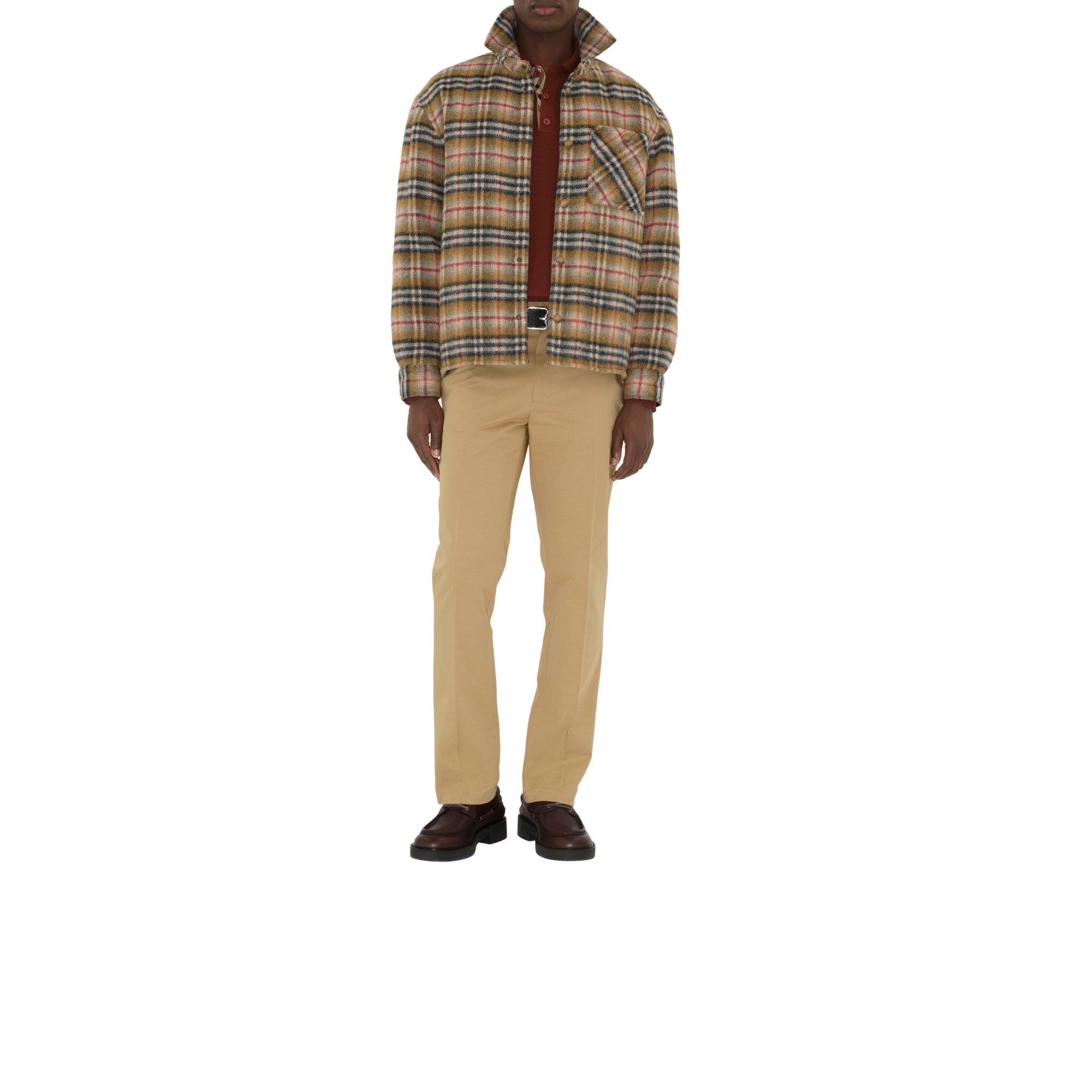 코튼 치노 플랙스 베이지