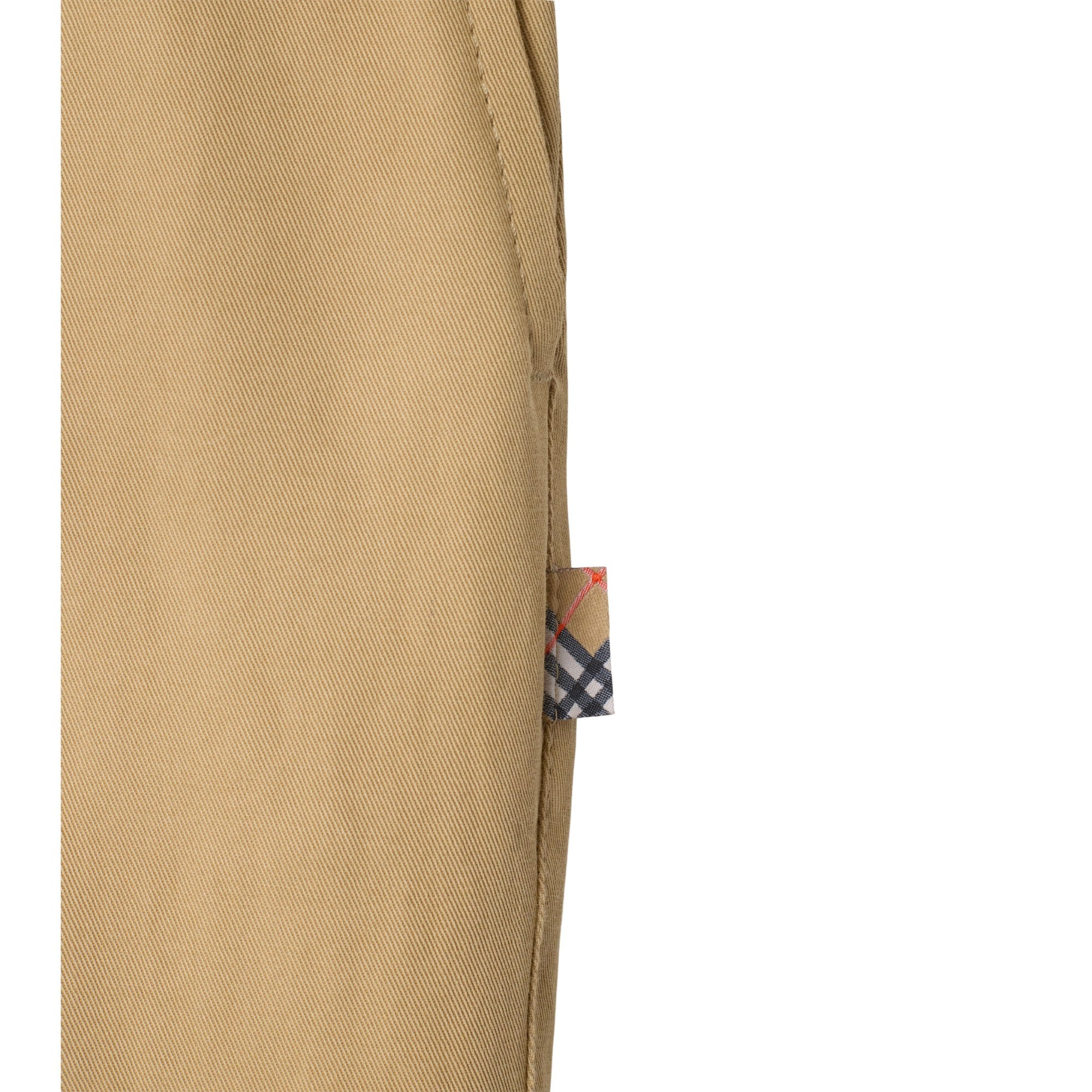 코튼 치노 플랙스 베이지