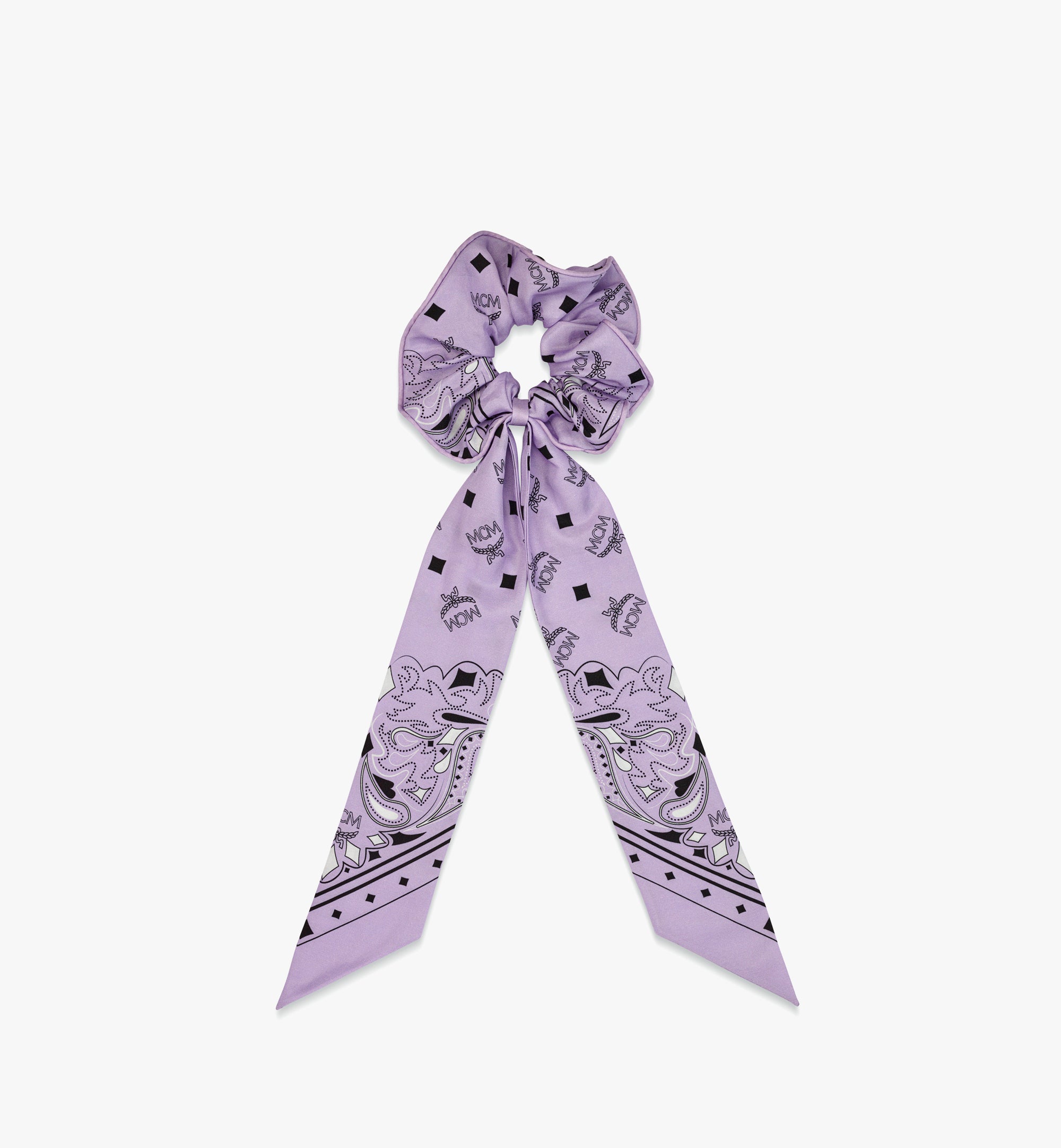 MCM Collection 반다나 모노그램 프린트 스크런치