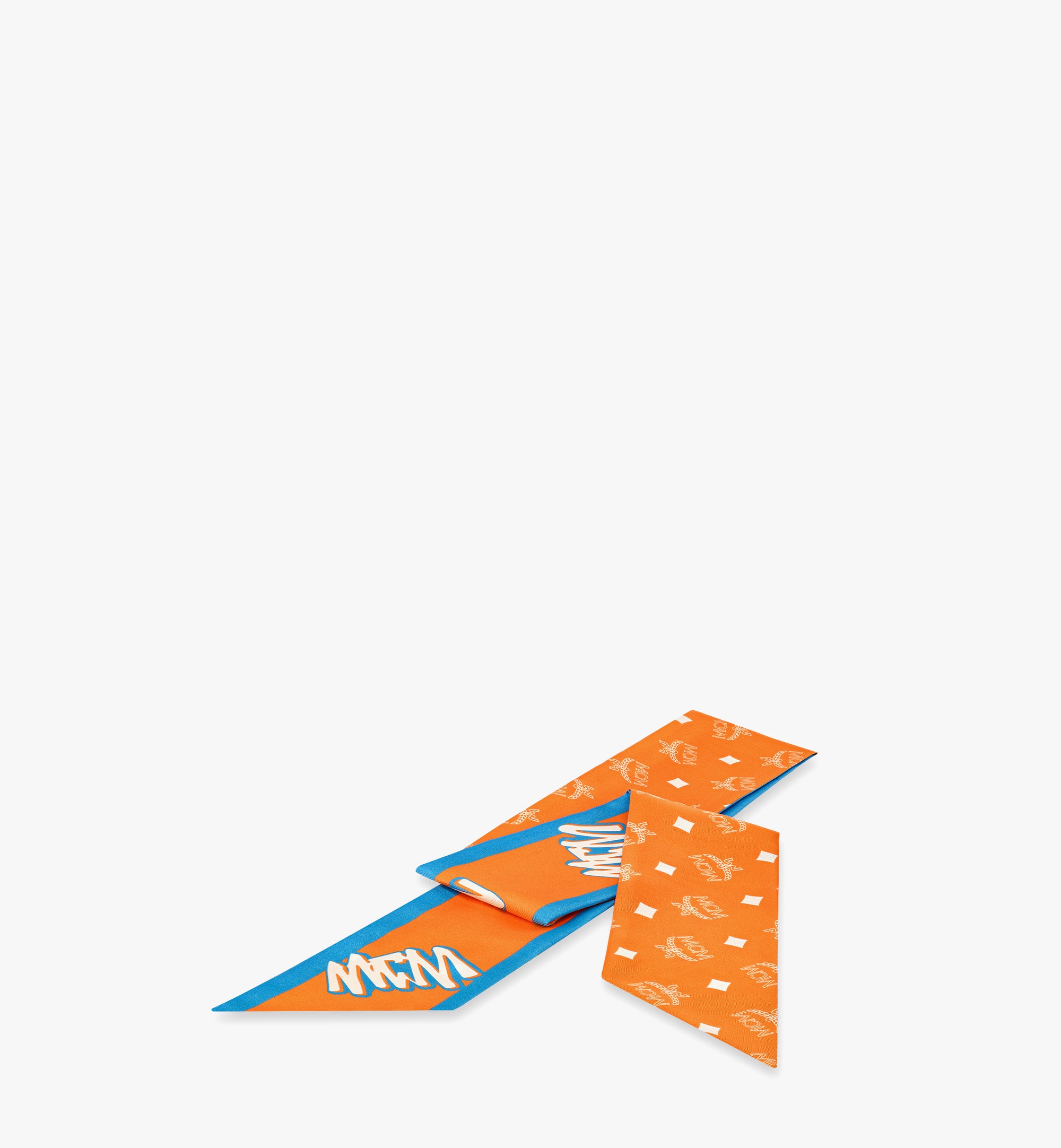 MCM Collection 모노그램 실크 쁘띠 스카프