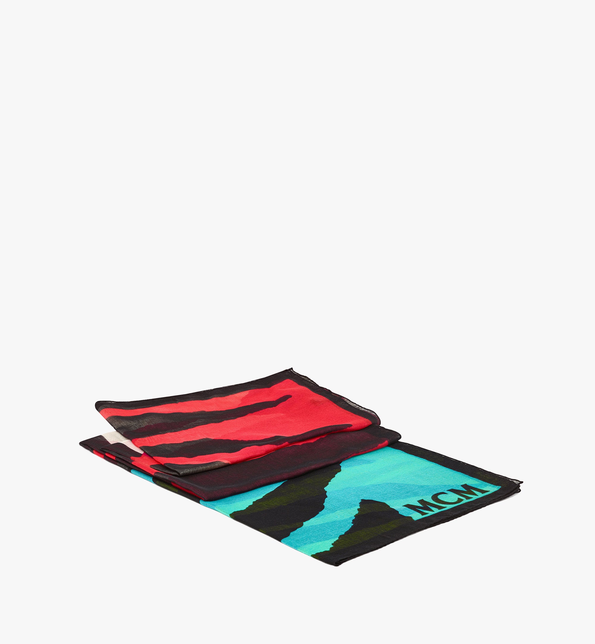 MCM Collection 애니멀 프린트 숄
