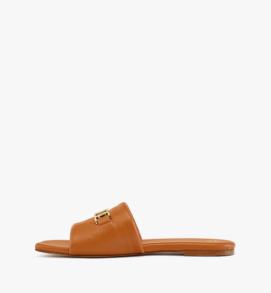 MODE TRAVIA 양가죽 플랫 샌들